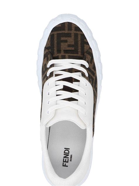 fendi white trainers|Fendi black sneakers women's.